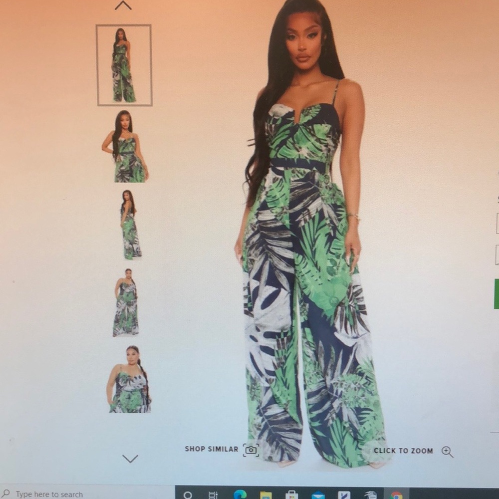 “Maldives madness sleeveless jumpsuit” SOLD OUT